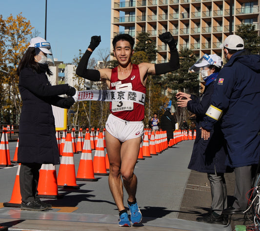 元旦競歩2022、男子20km競歩は石田昴（立命館大）選手が優勝！